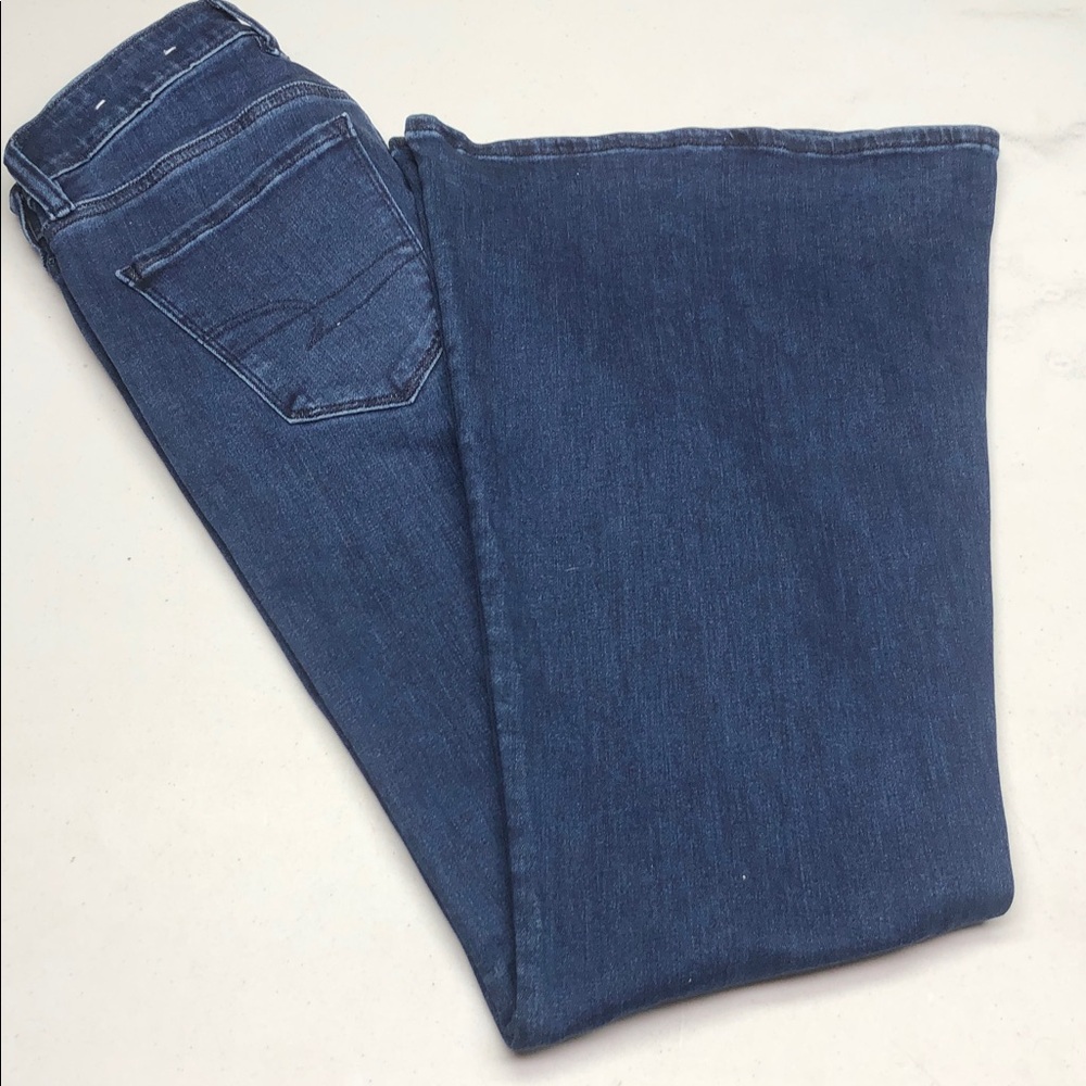 RARE AMERICAN EAGLE FESTIVAL FLARE JEANS 6/28x31 LIKE NEW ⭐️
